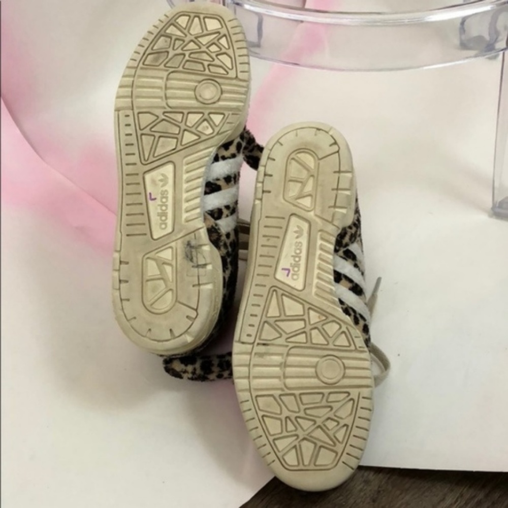 Adidas x Jeremy Scott Leopard Tail Furry High Tops - Picture 8 of 9